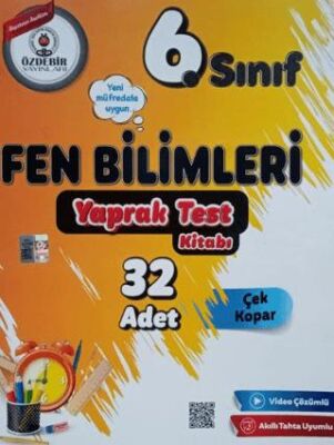 6. Sınıf Fen Bilimleri Yaprak Test - 1