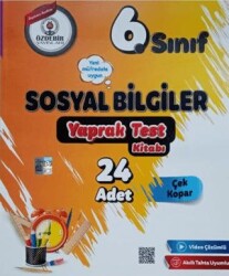 6. Sınıf Sosyal Bilgiler Yaprak Test - Özdebir Yayınları