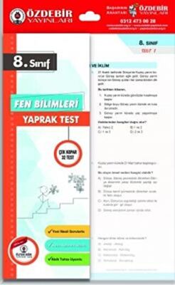 8. Sınıf Fen ve Teknoloji Yaprak Test - 1