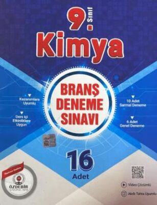 9. Sınıf Kimya Branş Deneme Sınavı - 1