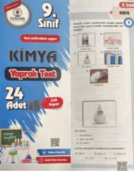 9. Sınıf Kimya Yaprak Test - Özdebir Yayınları