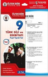 9. Sınıf Türk Dili ve Edebiyatı Yaprak Test - Özdebir Yayınları
