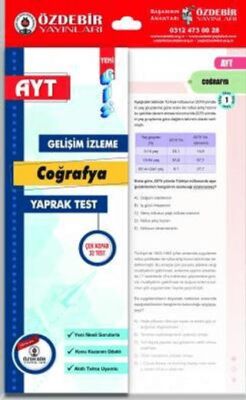 YKS AYT Coğrafya Yaprak Test - 1