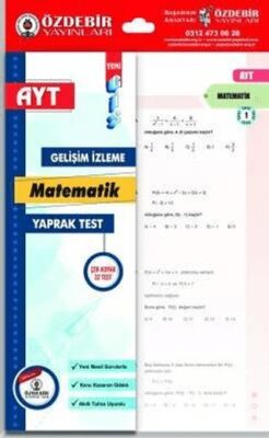 YKS AYT Matematik Yaprak Test - 1