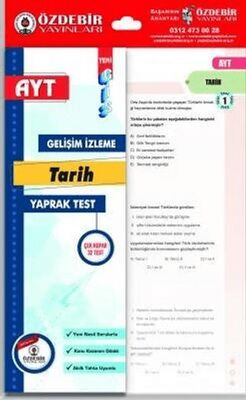 Özdebir Yayınları YKS TYT Tarih Yaprak Test - 1