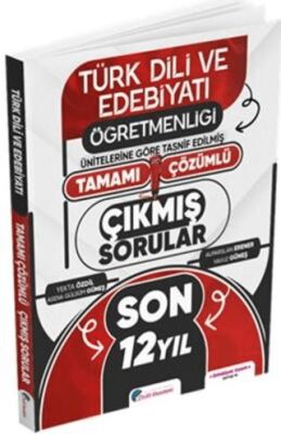 Özdil Akademi Yayınları MEB AGS ÖABT Türk Dili ve Edebiyatı Öğretmenliği Son 12 Yıl Tamamı Çözümlü Çıkmış Sorular - 1