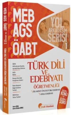 ÖABT MEB-AGS Türk Dili ve Edebiyatı 1. Kitap Halk Edebiyatı Konu Anlatımlı Soru Bankası - 1