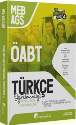 ÖABT MEB-AGS Türkçe 4. Kitap Dört Temel Dil Becerisi, Maarif Modeli Çıktıları Konu Anlatımlı Soru Bankası - 1