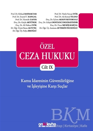 Özel Ceza Hukuku Cilt 9 - On İki Levha Yayınları