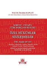 Özel Hükümler Sözleşmeler - Yetkin Yayınları