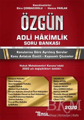 Özgün Adli Hakimlik Soru Bankası - 2