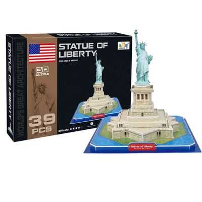 Özgürlük Anıtı 39 Parça 3D Puzzle