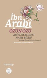 Özün Özü İbn Arabi - Hayykitap