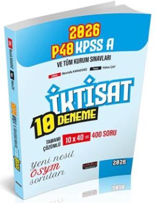 P48 KPSS A Grubu İktisat 10 Deneme - 1