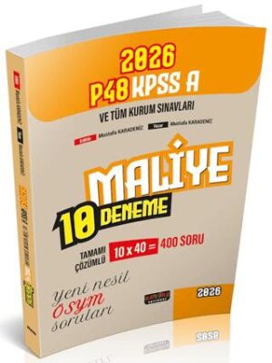 P48 KPSS A Grubu Maliye 10 Deneme - 1