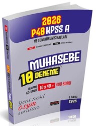 P48 KPSS A Grubu Muhasebe Tamamı Çözümlü 10 Deneme - Savaş Yayınevi