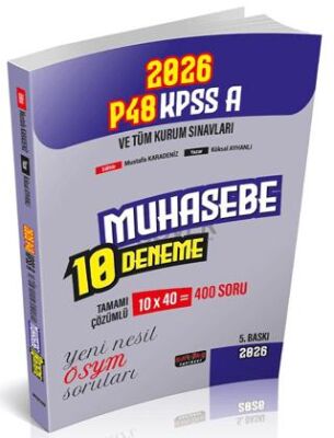 P48 KPSS A Grubu Muhasebe Tamamı Çözümlü 10 Deneme - 1
