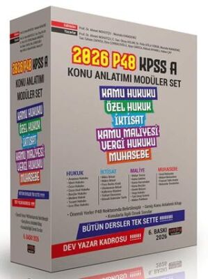 P48 KPSS A Grubu Tüm Dersler Konu Anlatımlı Tek Kitap - 1