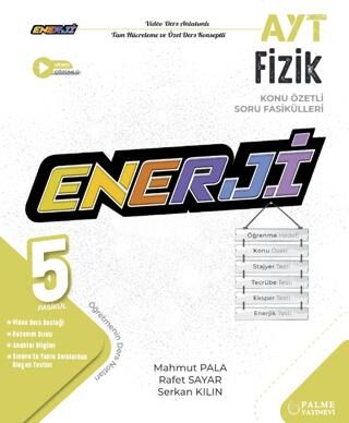 Palme Yayıncılık Enerji Ayt Fizik Konu Özetli Soru Fasikülleri - 1