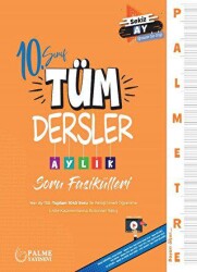 Palmetre 10. Sınıf  Tüm Dersler Aylık Çalışma Fasikülleri - Palme Yayınları
