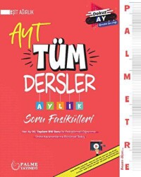 Palmetre AYT Eşit Ağırlık Tüm Dersler Aylık Çalışma Fasikülleri - Palme Yayınları