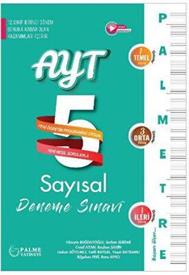 Palmetre AYT Sayısal 5 Deneme Sınavı - 1