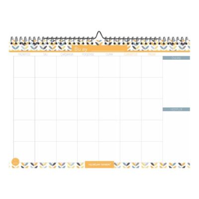 Süresiz Aylık Planlayıcı Yaprak Desenli - 1