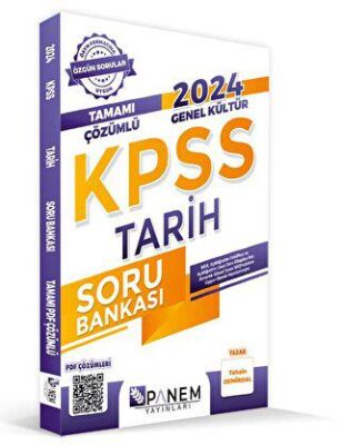 Panem Yayınları KPSS Genel Kültür Tamamı Çözümlü Tarih Soru Bankası - 1