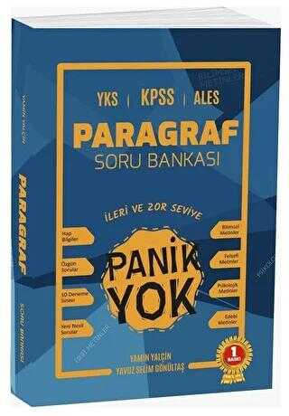 Panik Yok Yayınları Panik Yok YKS TYT AYT KPSS ALES Paragraf Soru Bankası