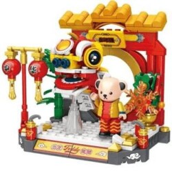 Panlos Çin Ejderhası İle Teddy Block Oyuncak P881006 - Loz Lego