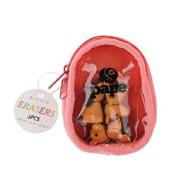 Pape Çantalı 3 Lü Zürafa Silgi Sa150348 - Pape