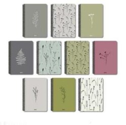 Papirus Doğa 16X23 Spiralli Sert Kapak 100 Yaprak Kareli - Colornote Papirüs