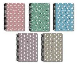 Papirus Miyav 14X19 Spiralli Sert Kapak 120 Yaprak Kareli - Colornote Papirüs