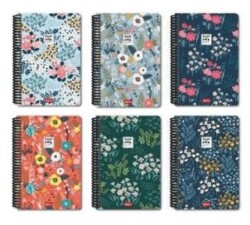 Papirus Summer 14X19 Spiralli Sert Kapak 120 Yaprak Çizgili - Colornote Papirüs