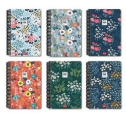 Papirus Summer 14X19 Spiralli Sert Kapak 120 Yaprak Kareli - Colornote Papirüs