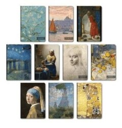 Papirus Tuval 16X23 Ciltli Sert Kapak 96 Yaprak Çizgili - Colornote Papirüs