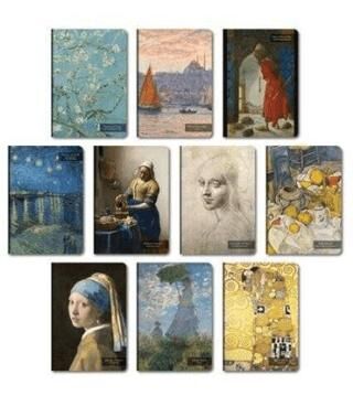 Papirus Tuval 16X23 Ciltli Sert Kapak 96 Yaprak Kareli - 1