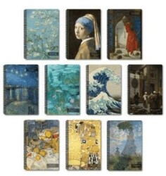 Papirus Tuval 16X23 Spiralli Sert Kapak 100 Yaprak Çizgili - Colornote Papirüs