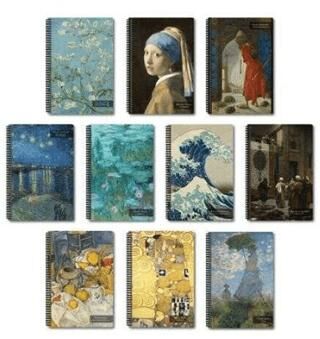 Papirus Tuval 16X23 Spiralli Sert Kapak 100 Yaprak Çizgili - 1