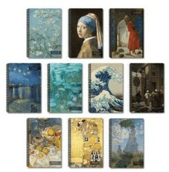 Papirus Tuval 16X23 Spiralli Sert Kapak 100 Yaprak Çizgisiz - Colornote Papirüs