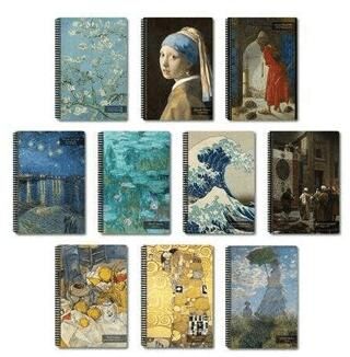 Papirus Tuval 16X23 Spiralli Sert Kapak 100 Yaprak Çizgisiz - 1