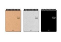 Papirus Type 19X27 Spiralli Sert Kapak Bloknot 80 Yaprak Kareli - Colornote Papirüs