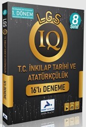 Paraf IQ İnkılap Tarihi 16`lı Deneme 1. Dönem Konuları - PARAF Yayınları