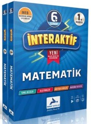 6. Sınıf İnteraktif Matematik Etkinli Çalışma Kitabı 2 Modül - PARAF Yayınları