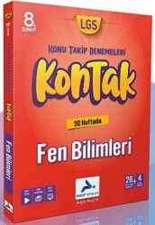 8. Sınıf Fen Bilimleri 30 Kontak Deneme - PARAF Yayınları