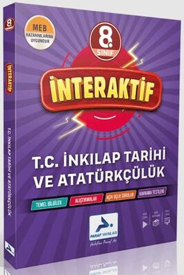 Paraf Yayınları 8. Sınıf İnteraktif T.C. İnkılap Tarihi ve Atatürkçülük Soru Kütüphanesi - 1