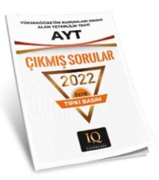 Paraf Yayınları ÖSYM Çıkmış Sorular - AYT 2022
