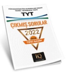 ÖSYM Çıkmış Sorular - TYT 2022 - IQ Yayınları