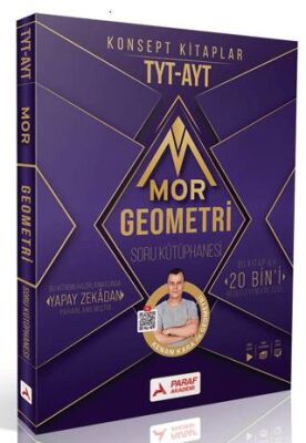 Paraf Yayınları Paraf Akademi TYT-AYT Mor Geometri Soru Bankası - 1