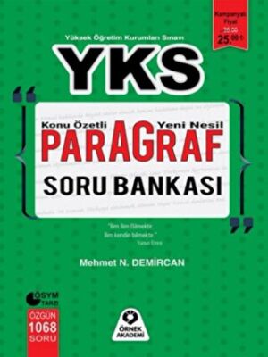 Örnek Akademi YKS Paragraf Soru Bankası - 1